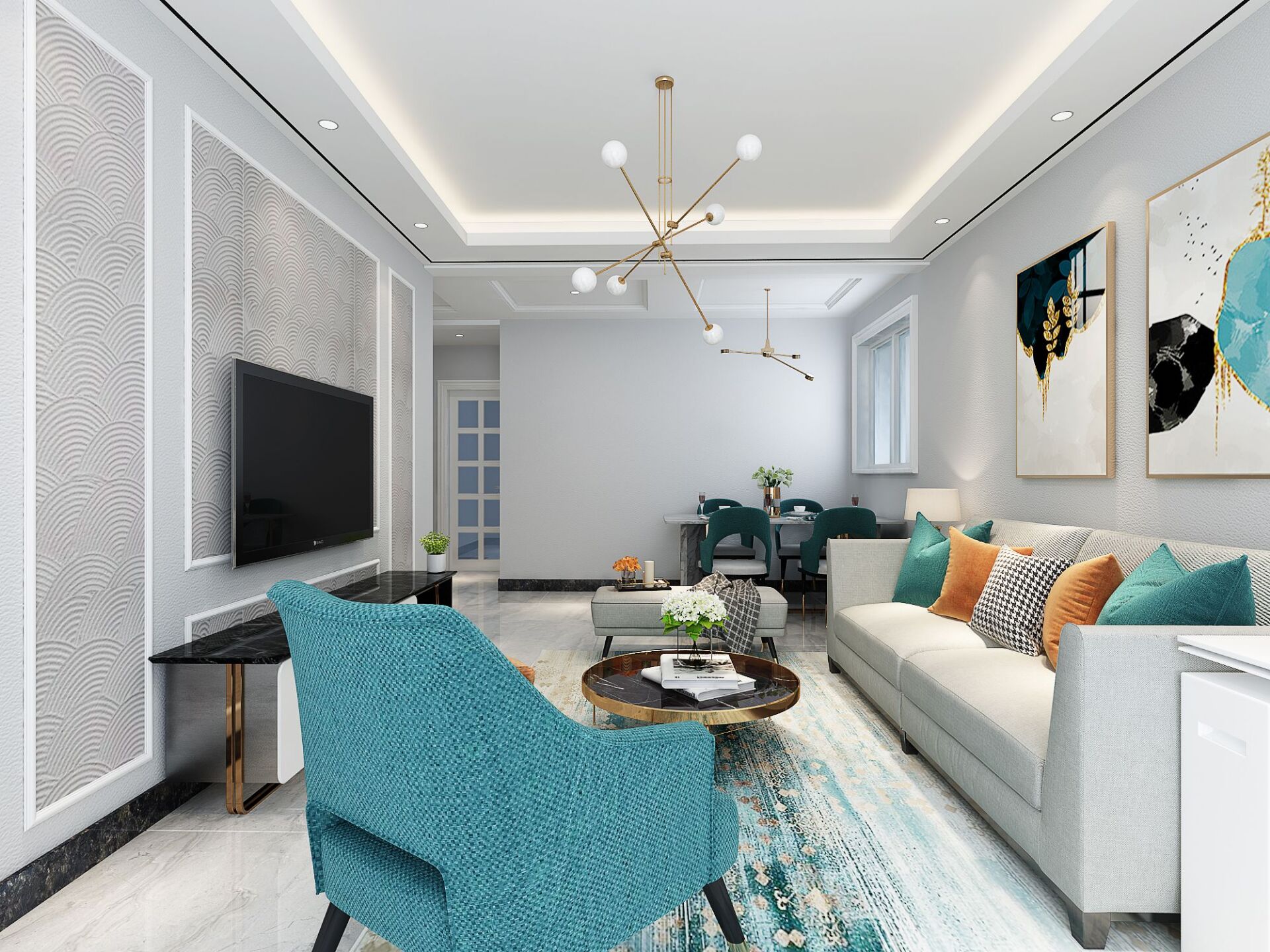 固安天园小区 轻奢北欧